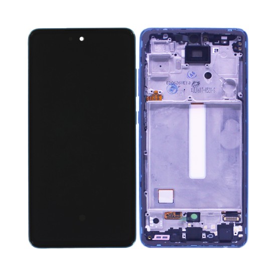 Touch+Display+Frame Samsung Galaxy A52 4G/A525F/A52 5G/A526F Service Pack Blue Touch+Display+Frame Samsung Galaxy A52 4G/A525F/A52 5G/A526F Service Pack Blue